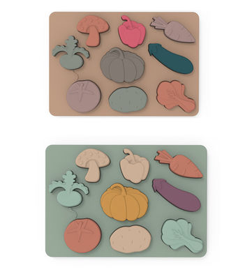 Warzywa kształt układanki Montessori Puzzle spożywcze materiał silikonowy