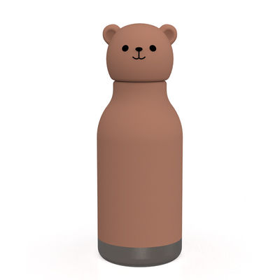 Bear Design Original Custom Food Grade Silikon 304 ze stali nierdzewnej Dzieci wracają do szkoły Urodziny Woda dziecięce kubki kubki treningowe