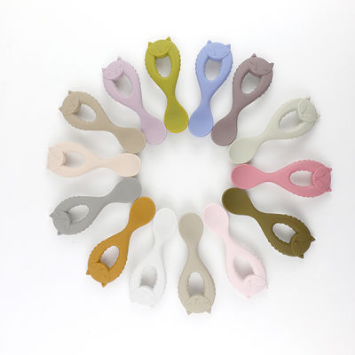 Nowoczesna łyżka dla dzieci łyżka silikonowa