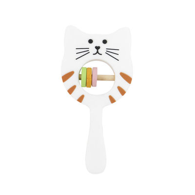 Silikonowa grzechotka Kitty Shape Food Grade dla małego dziecka