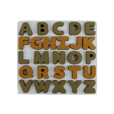 Silikonowe puzzle dla dzieci z literami w kształcie alfabetu