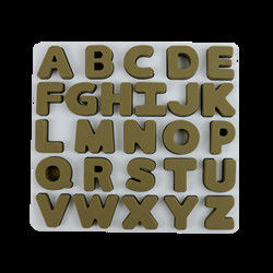 Silikonowe puzzle dla dzieci z literami w kształcie alfabetu