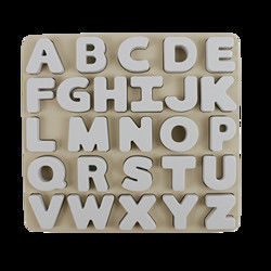 Silikonowe puzzle dla dzieci z literami w kształcie alfabetu