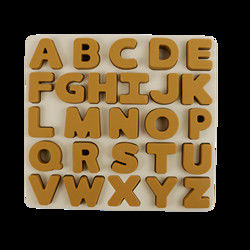 Silikonowe puzzle dla dzieci z literami w kształcie alfabetu