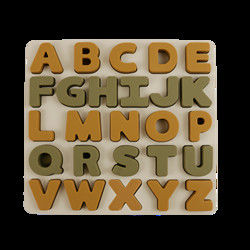 Silikonowe puzzle dla dzieci z literami w kształcie alfabetu