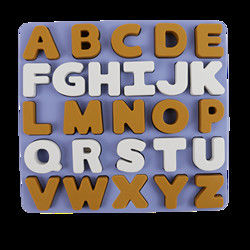 Silikonowe puzzle dla dzieci z literami w kształcie alfabetu
