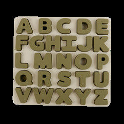 Silikonowe puzzle dla dzieci z literami w kształcie alfabetu