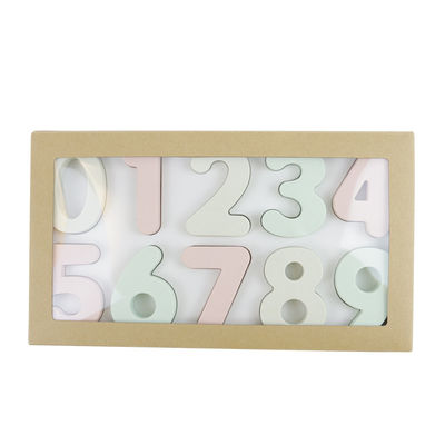 Szkolenia edukacyjne Silikonowe Puzzle, Arabia Liczba Kształt Toddler Jigsaw Puzzle