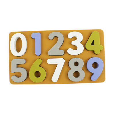 Szkolenia edukacyjne Silikonowe Puzzle, Arabia Liczba Kształt Toddler Jigsaw Puzzle