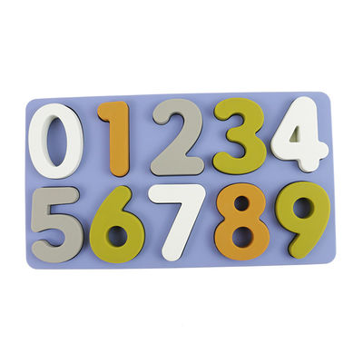 Szkolenia edukacyjne Silikonowe Puzzle, Arabia Liczba Kształt Toddler Jigsaw Puzzle