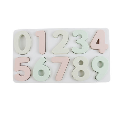 Szkolenia edukacyjne Silikonowe Puzzle, Arabia Liczba Kształt Toddler Jigsaw Puzzle
