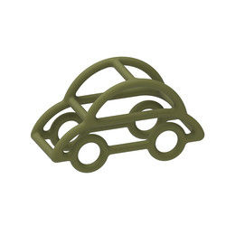 Kształt samochodu Baby Silikonowe zabawki Multi Color Food Grade Nietoksyczny materiał