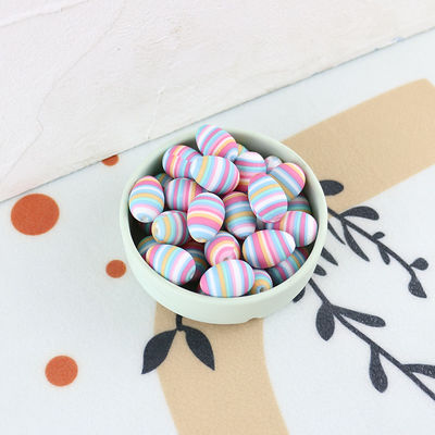 Food Grade Focal Beads Silikonowe jaja kurze Bunny Shape do tworzenia długopisów