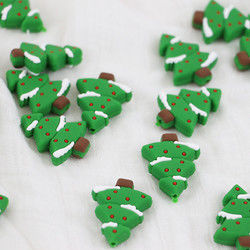 Mini Food Grade Christmas Silikonowe Koraliki Dla MAJSTERKOWICZÓW Naszyjnik Łańcuch Smoczka
