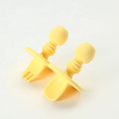 Mini Food Grade Silikonowe widelce i łyżki Bez BPA Nietoksyczne dla małego dziecka