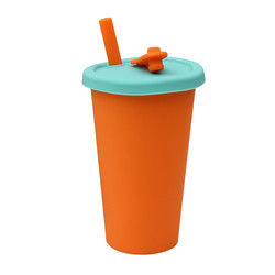 Hot Proof Przenośny silikonowy kubek dla dzieci do soku z mleka do herbaty 300 ml 350 ml