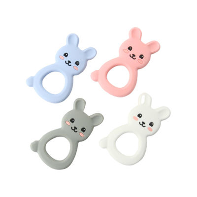 Animal Cat Kitten Silikonowy gryzak dla niemowląt BPA Free na ząbkowanie malucha