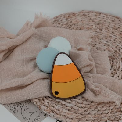 Halloween Witches Hat Silikonowy gryzak dla niemowląt Kolorowy do kojącego bólu ząbkowania
