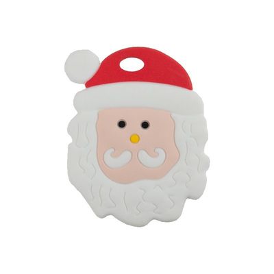 Świąteczny Gingerbread Man Miękki silikonowy gryzak Kolorowy na ząbkowanie dziecka
