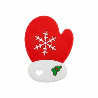Świąteczny Gingerbread Man Miękki silikonowy gryzak Kolorowy na ząbkowanie dziecka