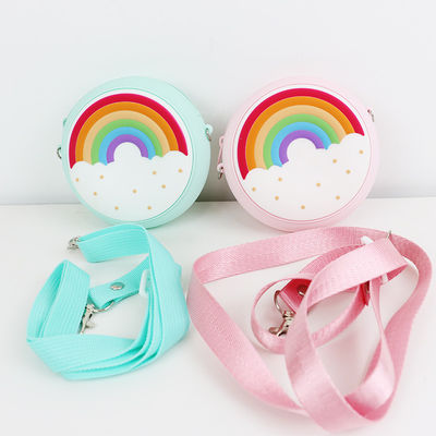 Mini Rainbow wykonana na zamówienie silikonowa torba na ramię dla dziecka