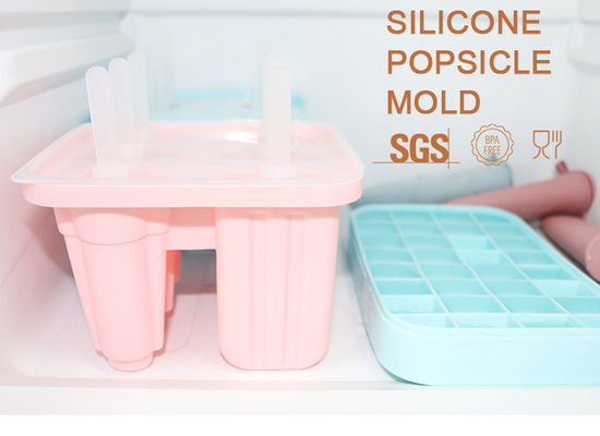 Ice Lolly Spersonalizowane Formy Silikonowe Zrównoważone Z Kolorem Panton