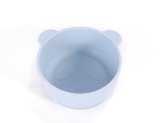 Słodki kreskówka Desing Bear Panda kształt Baby silikonowy miska karmienia bez smaku z personalizuj logo