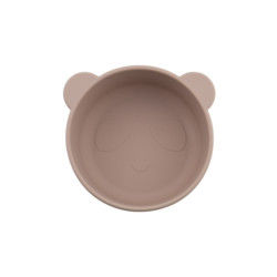 Słodki kreskówka Desing Bear Panda kształt Baby silikonowy miska karmienia bez smaku z personalizuj logo