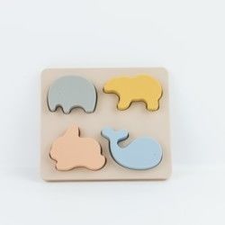 Geometryczny kształt Puzzle silikonowe BPA Free Eco Friendly For Kids Education