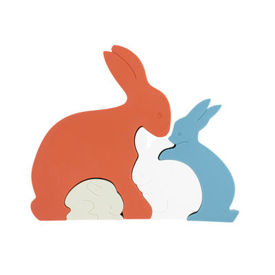 Bunny Rabbit Silikonowe puzzle dla malucha Ekologiczne dla dziecka