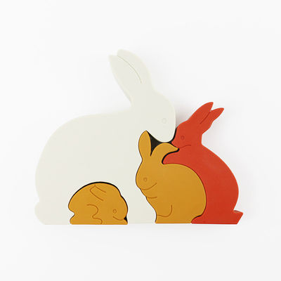 Bunny Rabbit Silikonowe puzzle dla malucha Ekologiczne dla dziecka