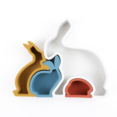 Bunny Rabbit Silikonowe puzzle dla malucha Ekologiczne dla dziecka