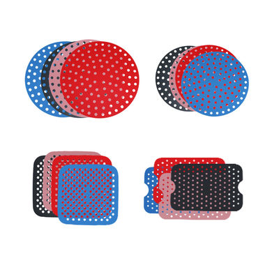 Silikonowa frytkownica klasy spożywczej Mata do pieczenia Nonstick Multi Color