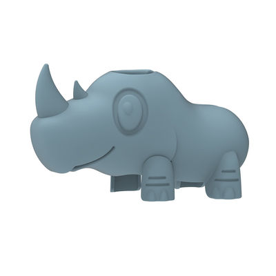 Kolory Pantone Wanna Wylewka Wody Pokrywa BPA Free Cartoon Cute Rhino Shape