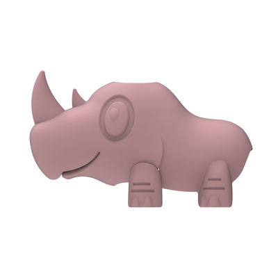 Kolory Pantone Wanna Wylewka Wody Pokrywa BPA Free Cartoon Cute Rhino Shape