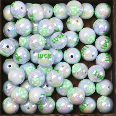Chunky Gumball Różowy Kolor Luzem Bubblegum Koraliki Akrylowe Luźne Koraliki Do Biżuterii