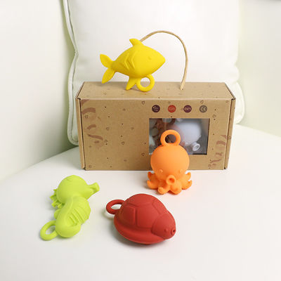 Dzieci Dzieci pływające łazienki silikonowe zabawki Bpa darmowe żywność