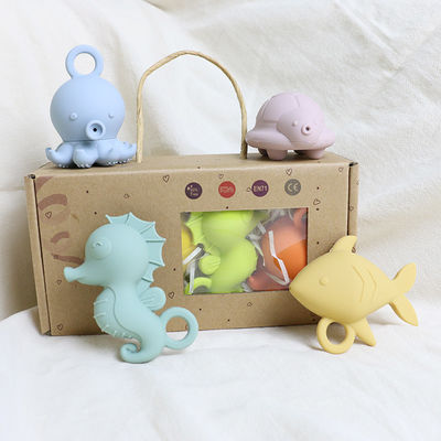 Dzieci Dzieci pływające łazienki silikonowe zabawki Bpa darmowe żywność