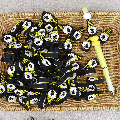 Śliczne silikonowe gnomy Focal Beads 100 szt. Niestandardowe niskie MOQ