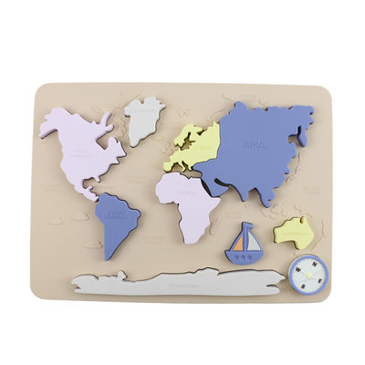 BPA Free Silikonowe Puzzle Ekologiczne Dla Dzieci Edukacja Silikonowe Puzzle Ząbkowanie
