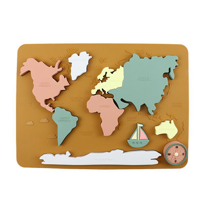 BPA Free Silikonowe Puzzle Ekologiczne Dla Dzieci Edukacja Silikonowe Puzzle Ząbkowanie