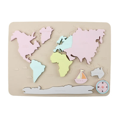 BPA Free Silikonowe Puzzle Ekologiczne Dla Dzieci Edukacja Silikonowe Puzzle Ząbkowanie