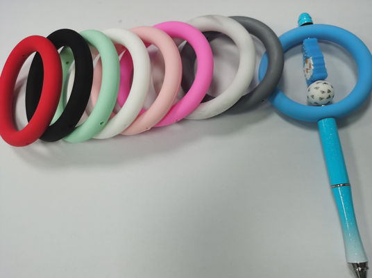 Nietoksyczne silikonowe O Ring Focal Beads BPA Free DIY brelok do kluczy