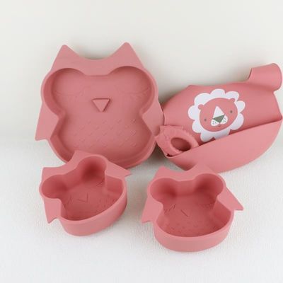 5-częściowy zestaw misek silikonowych, łatwy w czyszczeniu, z powłoką nieprzywierającą i możliwością ułożenia w wielu kolorach