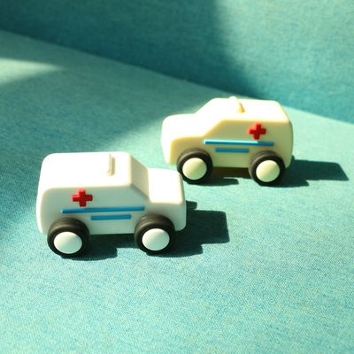 Niemowlęcy silikonowe zabawki samochodowe Silikonowe samochody samochodowe dzieci bawiące się