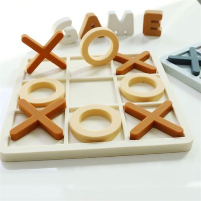 Zakres wiekowy 1-4 Silicone Puzzle Jigsaw Promotuje rozwój poznawczy Edukacyjny Silicone XO Puzzles Zabawki