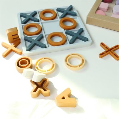Sprzedaż hurtowa Całkowity silikon XO Puzzles Custom Logo Brand Baby Edukacyjny silikon Puzzle Toys