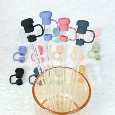 Nie-toksyczne specjalnie wykonane silikonowe pokrycie słomy Toppers Kapelusz dla Tumblers Straw