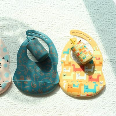 Pojemność 200 ml Puchar do picia Puchar silikonowy dla dzieci Styl drukowanie zwierzęce Cute Puchar do szkolenia dzieci z słomką