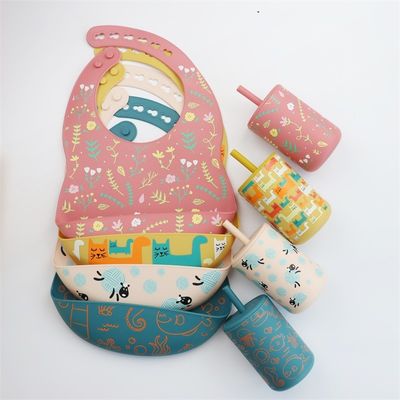 Pojemność 200 ml Silicone Sippy Cup z słomką wysokiej trwałości